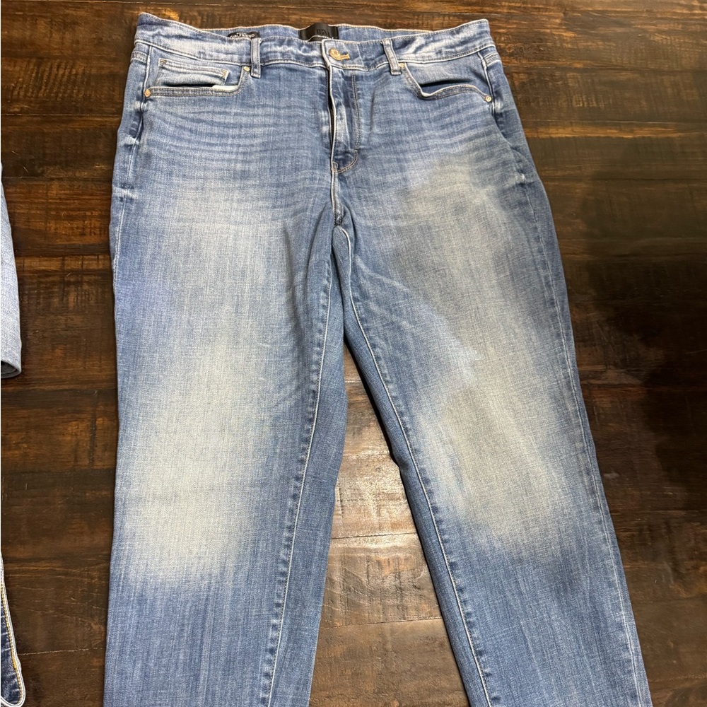 White House Black Market Mid-Rise Girlfriend Jeans